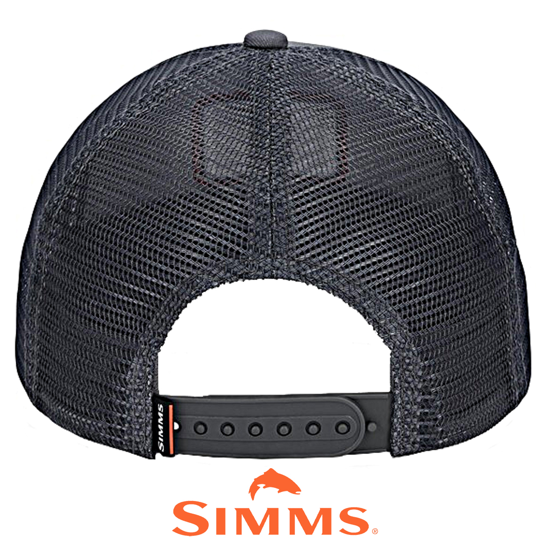 Кепка Simms Single Haul Small Fit Trucker (Gunmetal Trout) 02