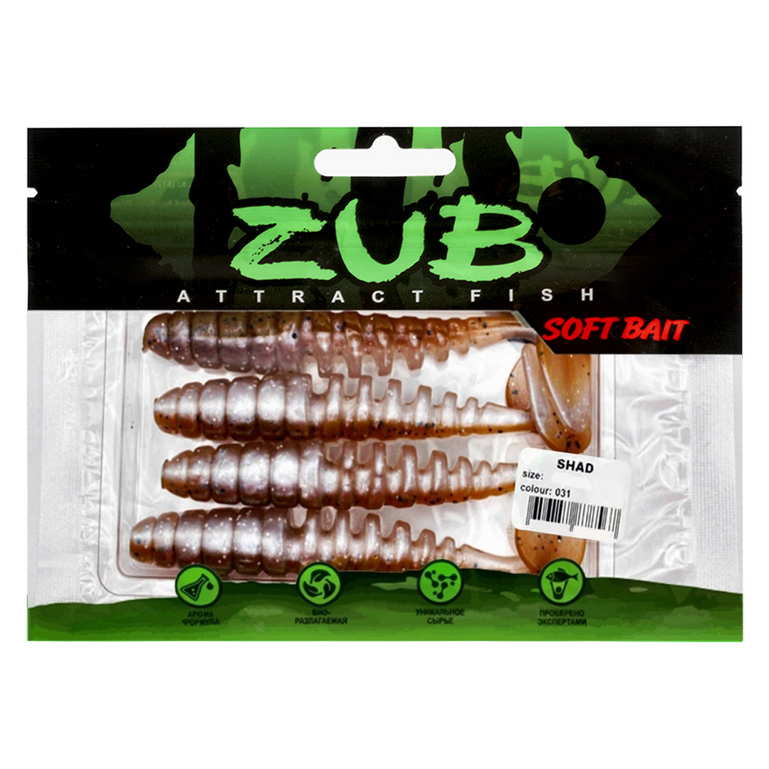 Виброхвост ZUB Shad 3,0-4,0 031 01