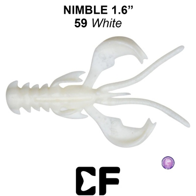 Рак CF Nimble 1.6" (49-40-59-6 UV white Кальмар)
