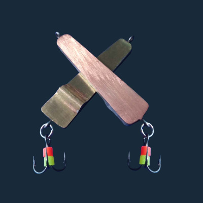 Блесна BziiL Сибирь Спорт СС медь латунь (27мм, 2,4гр.#14 VMC)