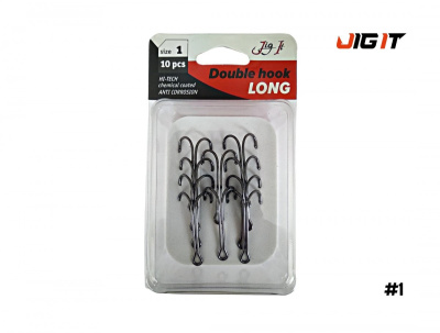 Двойник Jig It Long double hook (№  1)