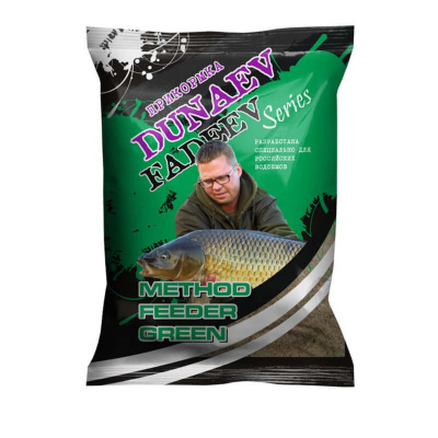 Прикормка Dunaev Fadeev (фидер метод зеленый)