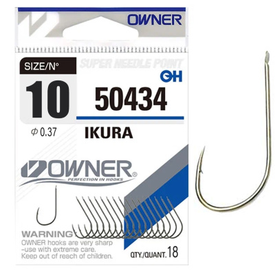 Одинарный Owner 50434 Ikura (№10, 0,370мм, 18шт.)