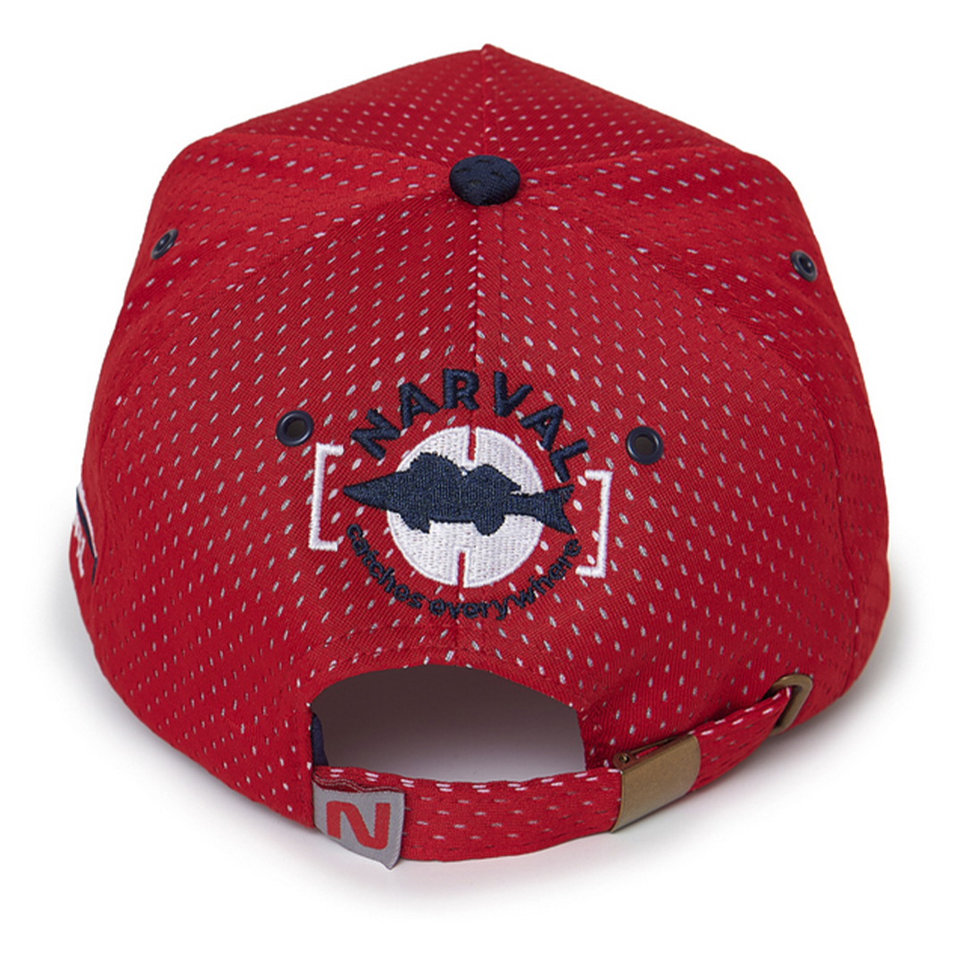 Кепка Narval Mesh Cap Red N в сетку 01