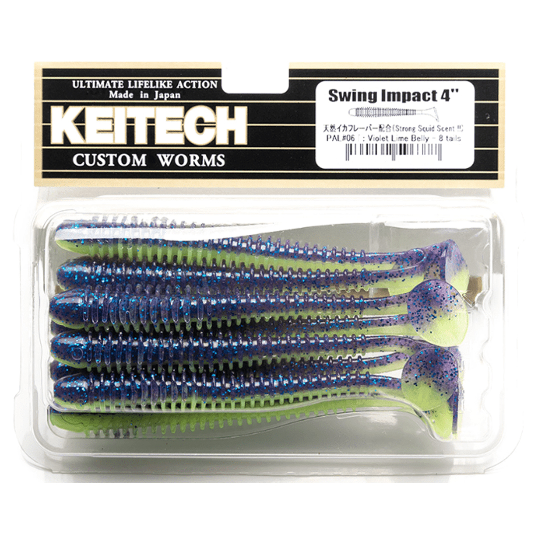 Виброхвост Keitech Swing Impact 4.0 00 упаковка
