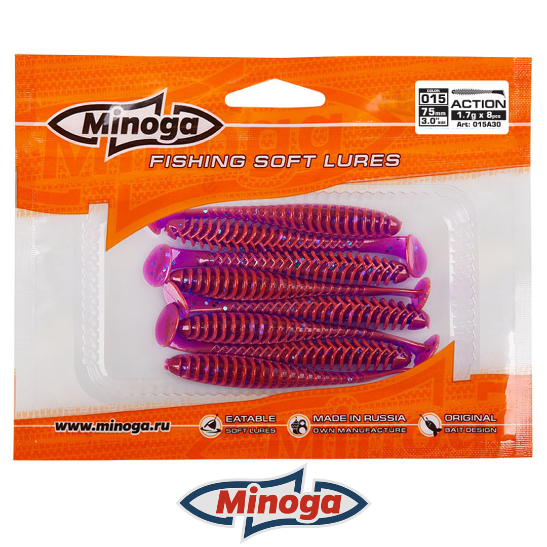 Виброхвост Minoga Action 015 3