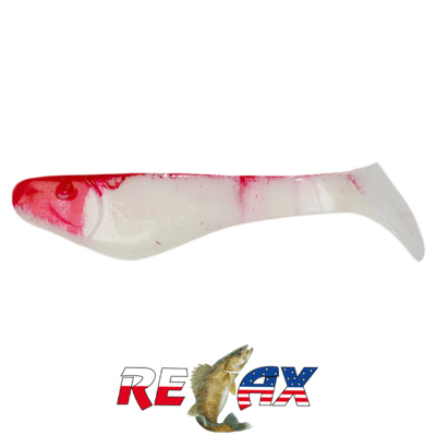 Виброхвост Relax Kopyto 2.0" Standart (S003 red white)