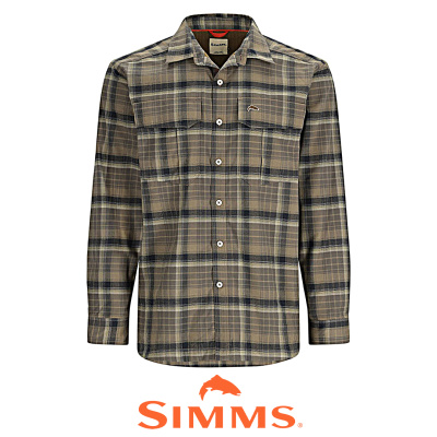 Рубашка Simms Coldweather LS Shirt (Forest Hickory Plaid, L)