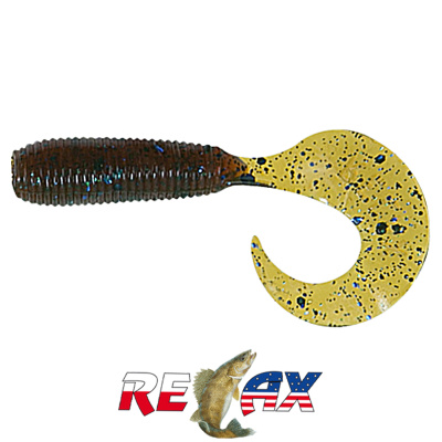 Твистер Relax 2.0" Standart (TS139 motor oil-blue glitter)
