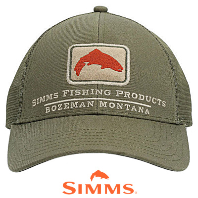 Кепка Simms Trout Icon Trucker (Riffle Green)