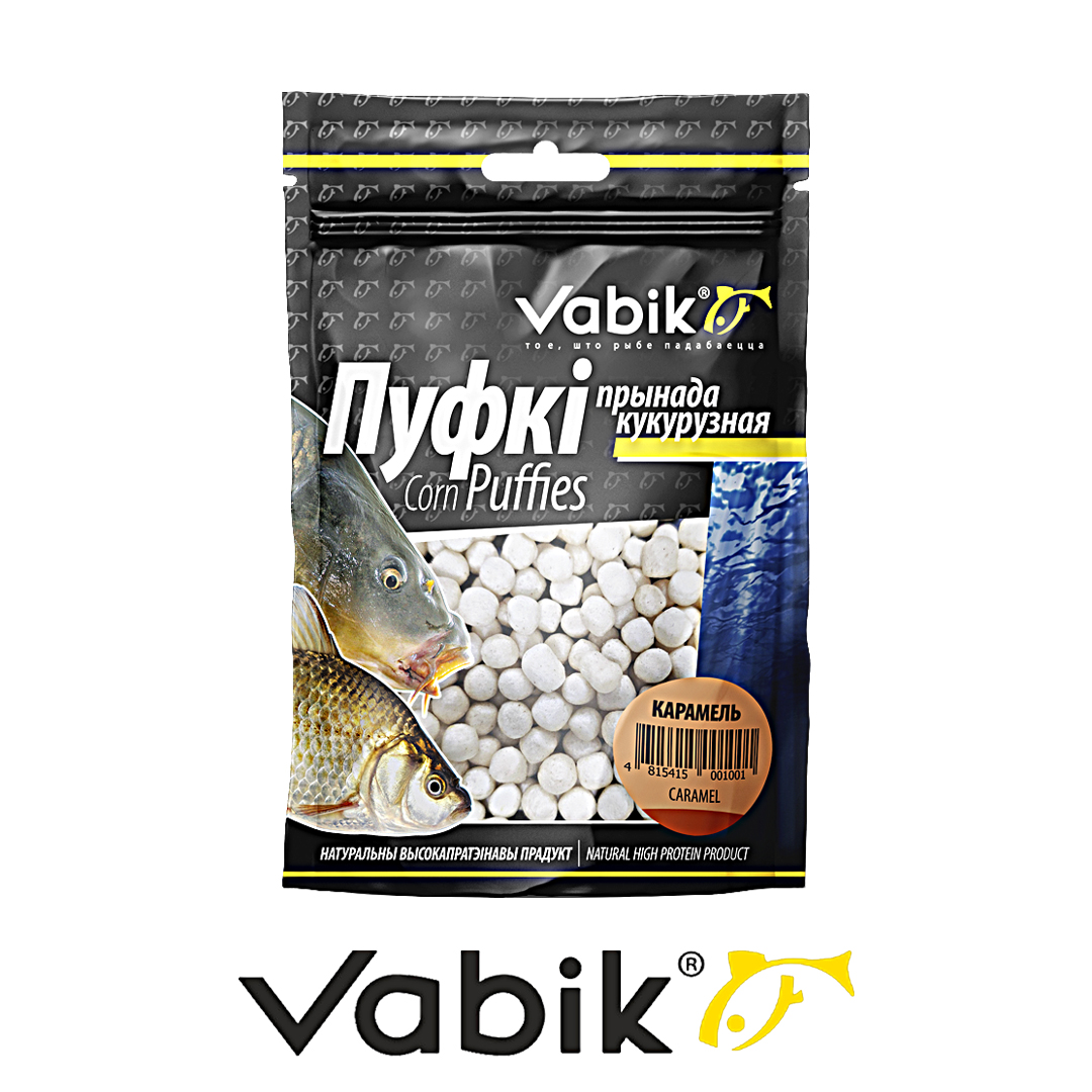 Приманка рыболовная Vabik Corn Puffies 04 карамель