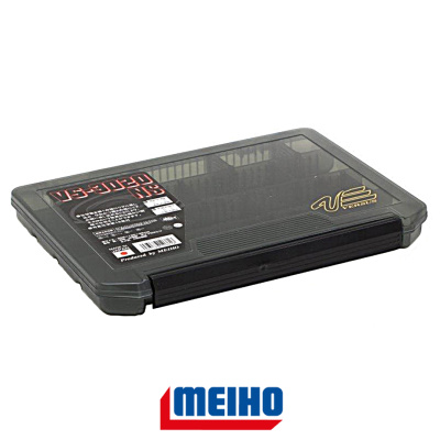 Коробка Meiho Versus VS-3020NS (255×190×28мм, 4-20отд.+16пер.black)