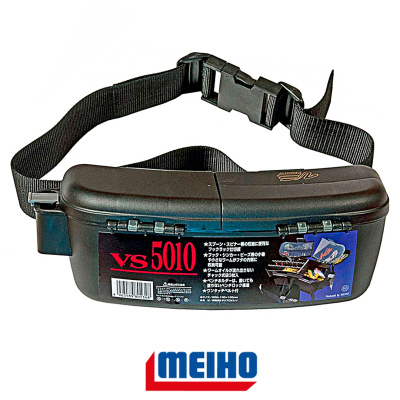 Коробка Meiho Versus VS-5010 (265×100×100мм, 3отд.+2пер.black)