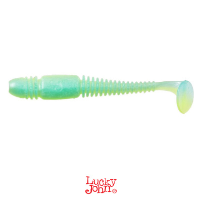 Виброхвост Lucky John Tioga 2.9" (T57 ice chartreuse)