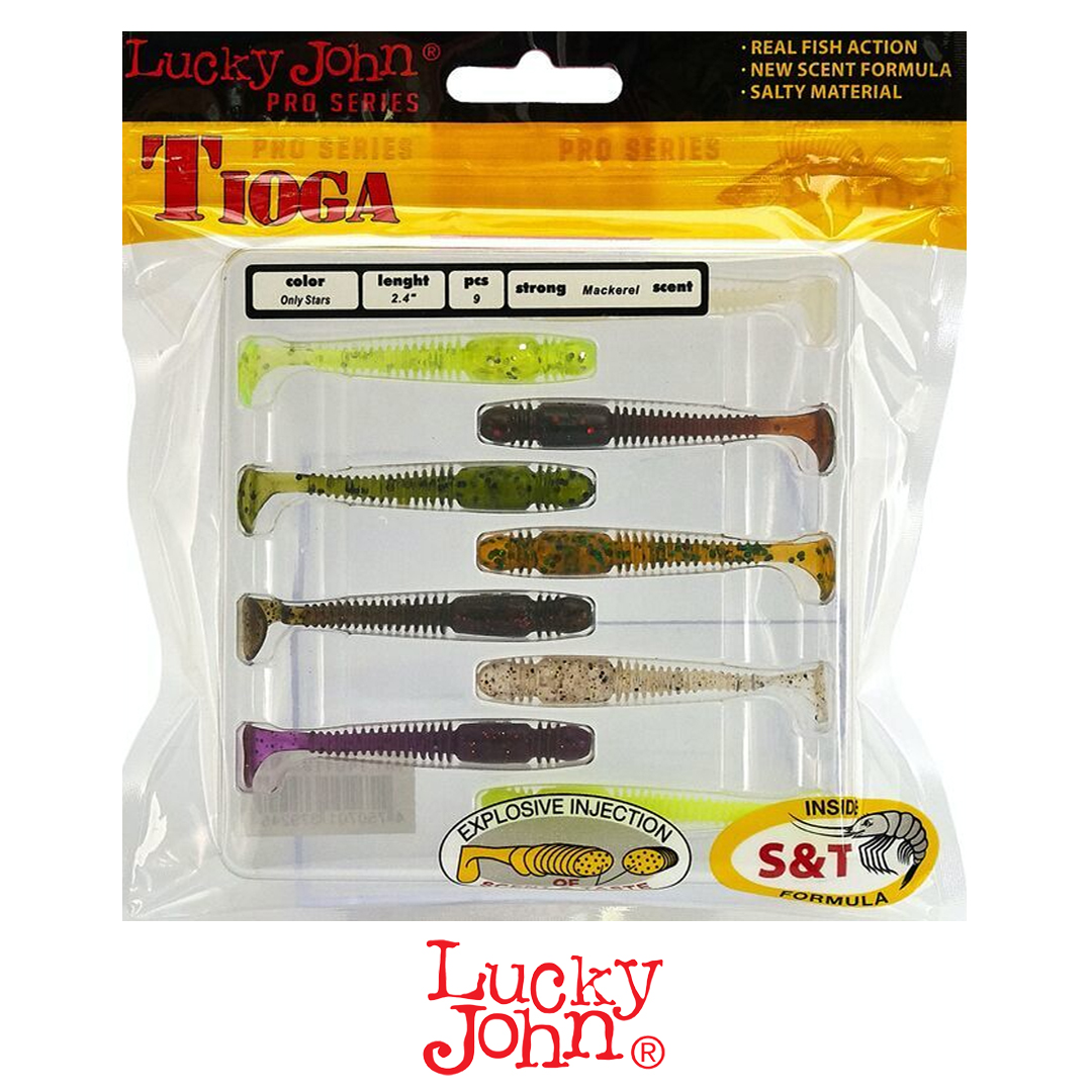 Виброхвост Lucky John Tioga 2.4 MIX1 1