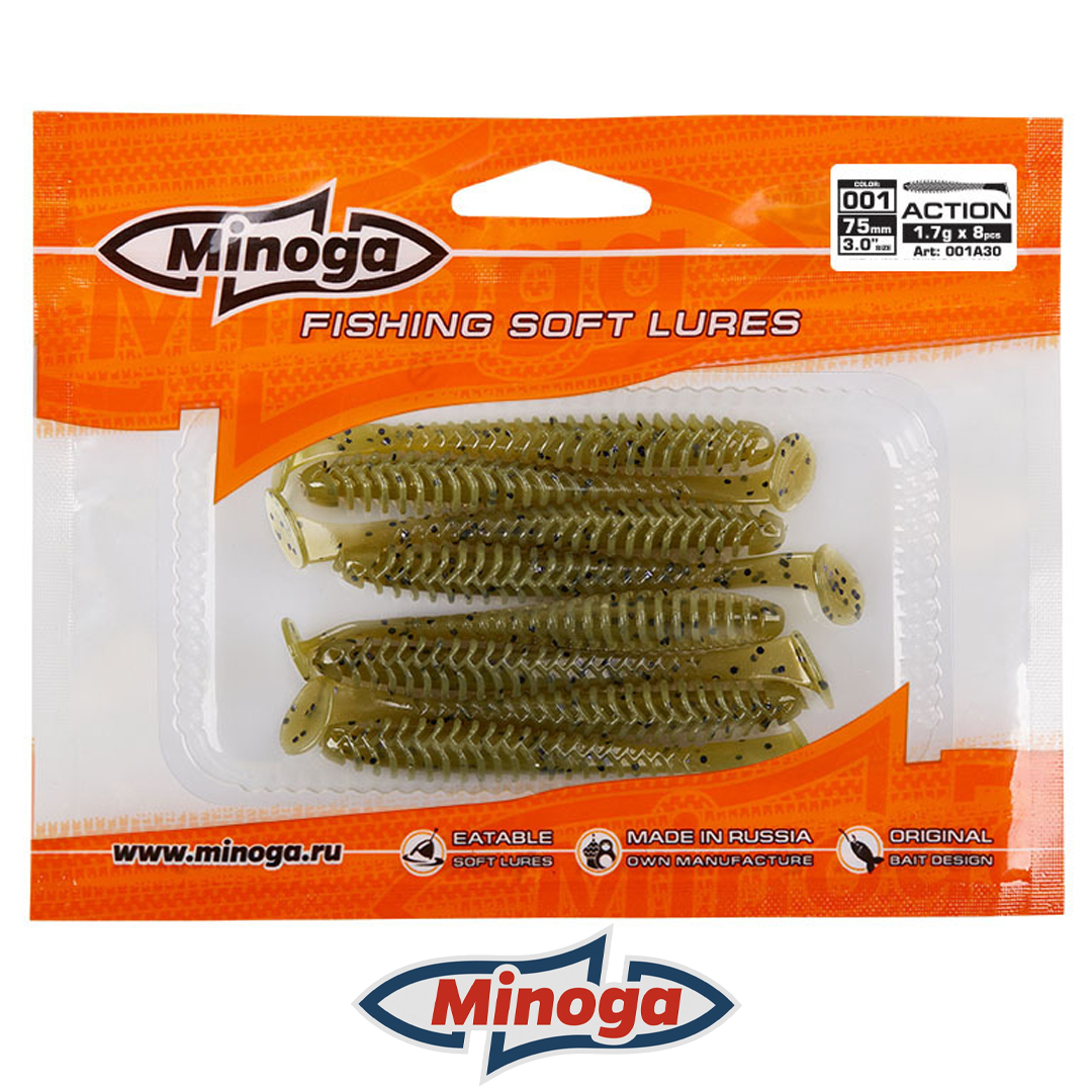 Виброхвост Minoga Action 001 3
