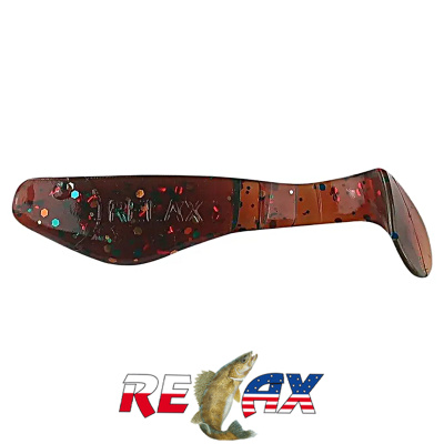 Виброхвост Relax Kopyto 2.0" Standart (S369 motor oil-multi glitter)