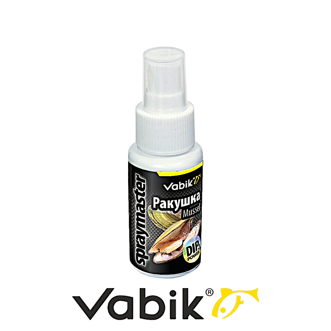 Аттрактант рыболовный Vabik Spray Master 28 ракушка