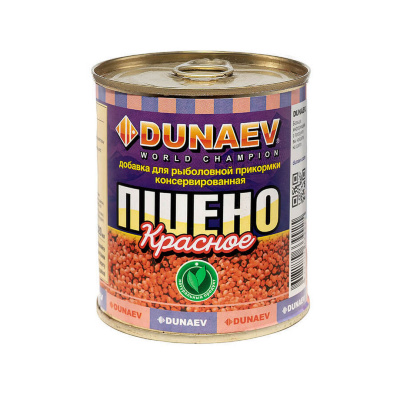 Добавка Dunaev для прикормки м/банка 320g (пшено красное)