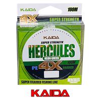 Шнур Kaida Hercules 4X 100м neon green 00