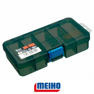 Коробка Meiho Versus VS-702 (138×77×31мм, 5отд.black)