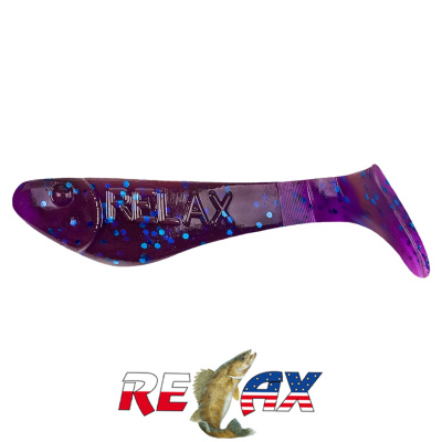 Виброхвост Relax Kopyto 1.0" Standart (S175 crawfish-blue glitter)