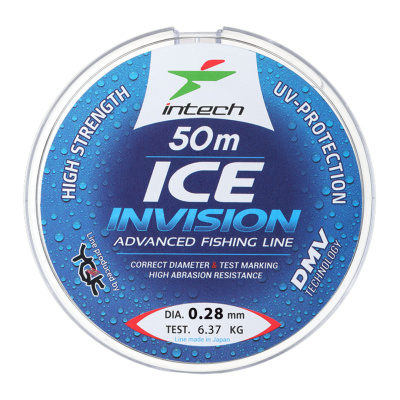 Леска Intech Ice Invision 50м (0,28, 6,37kg)