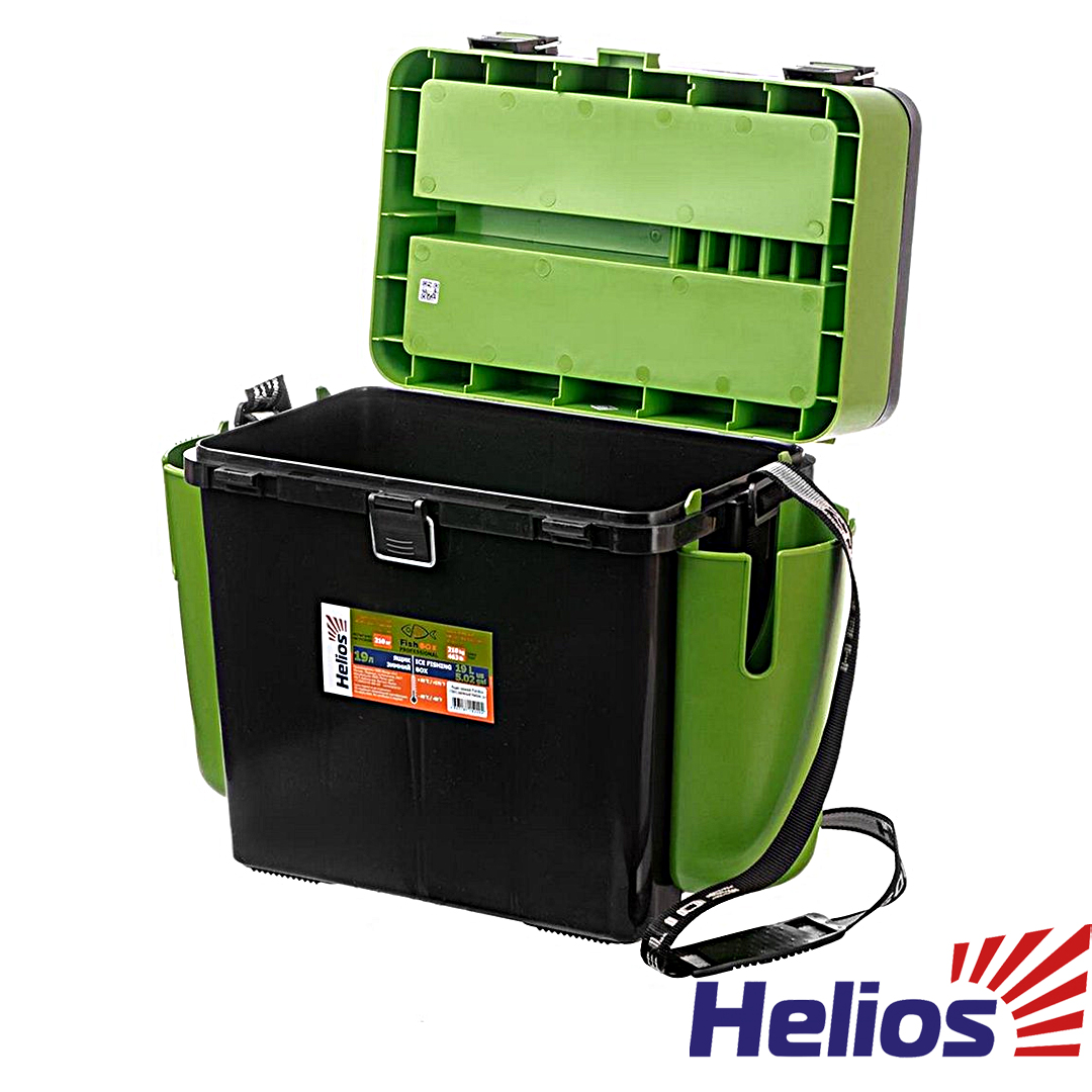 Ящик зима Helios FishBox двухсекционный 19L 08