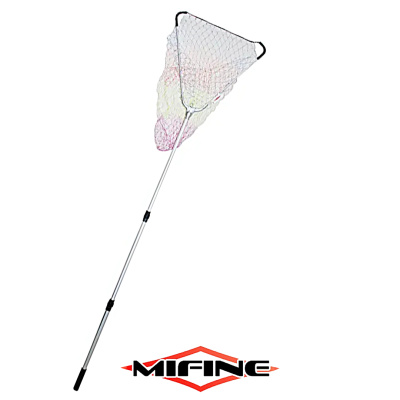 Подсачек Mifine треугольный цветная леска (50×170см 3части)
