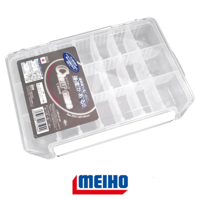 Коробка Meiho Clear Case  800 (C-800ND, 205×145×40мм, 3-21отд.+18пер.)