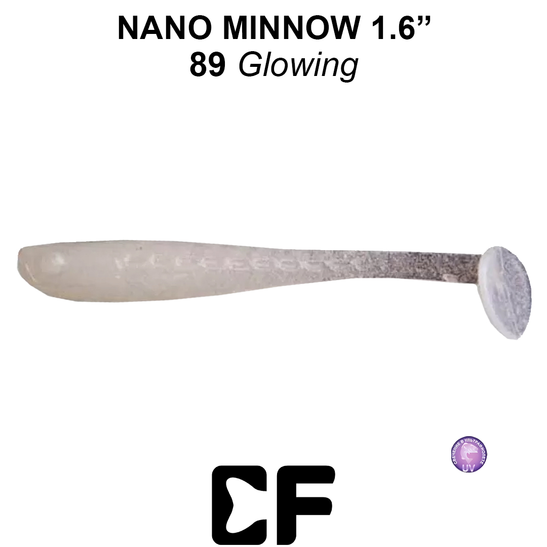 Виброхвост Crazy Fish Nano Minnow 1.6 89 0