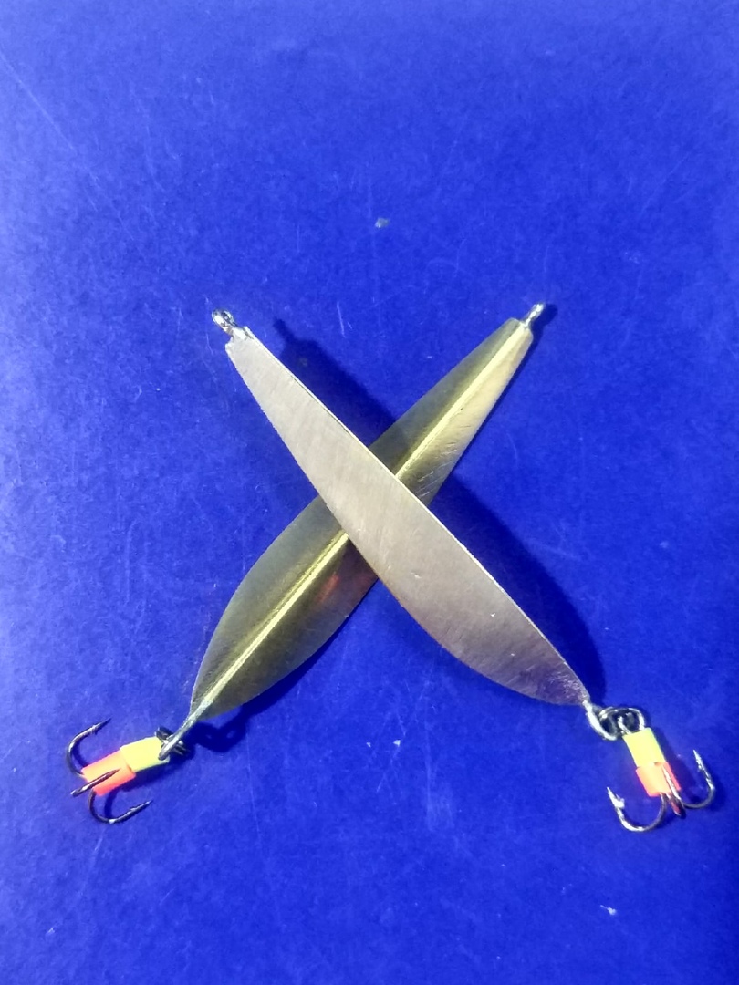 Блесна Гурьевский КМ Маропедка  90 латунь