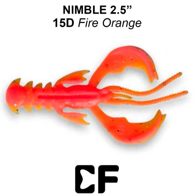 Рак CF Nimble 2.5" (44-65-15d-6 UV fire orange Кальмар)