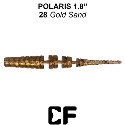 Слаг CF Polaris 1.8" (5-45-28-6 gold sand Кальмар)