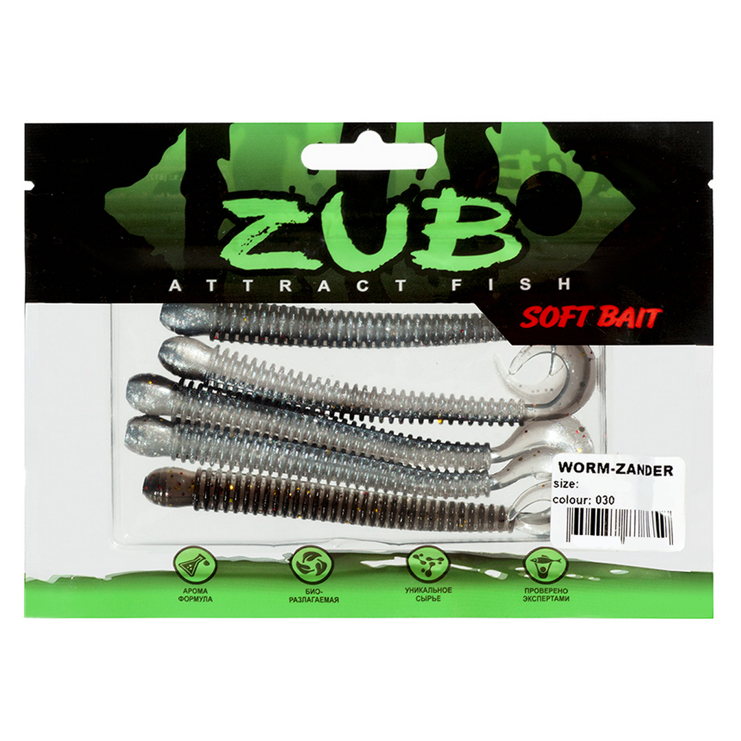 Твистер ZUB Warm-Zander 4.3 030 01