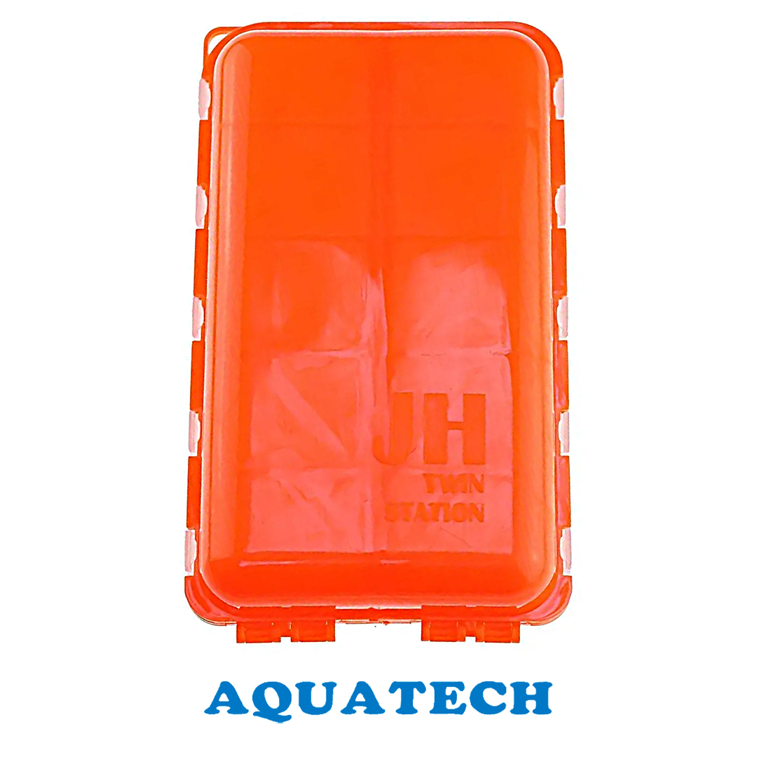 Коробка Aquatech двойная 20 ячеек с крышками 00