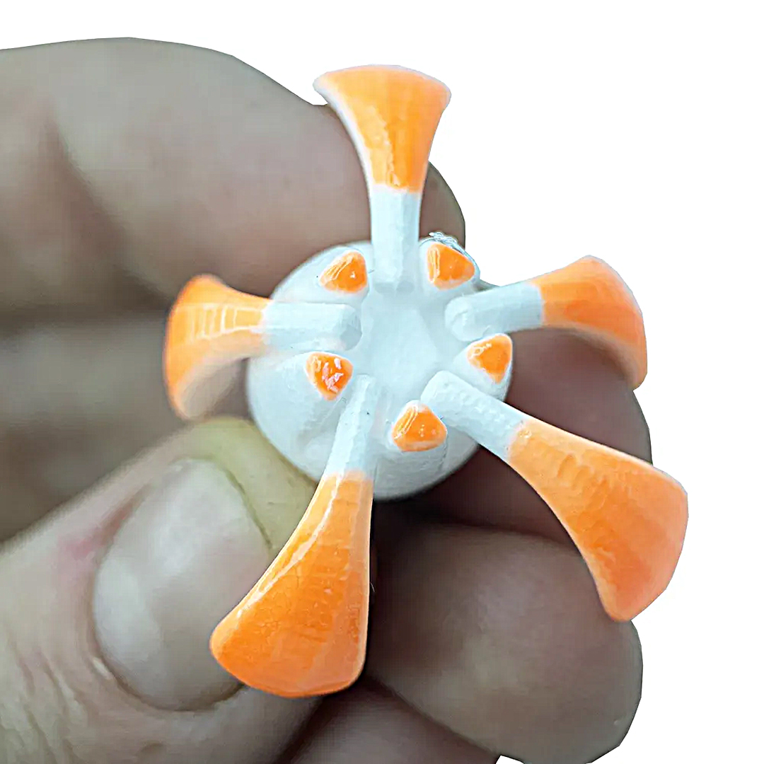 Поплавок зима Цветочек 5-и лепестка 02