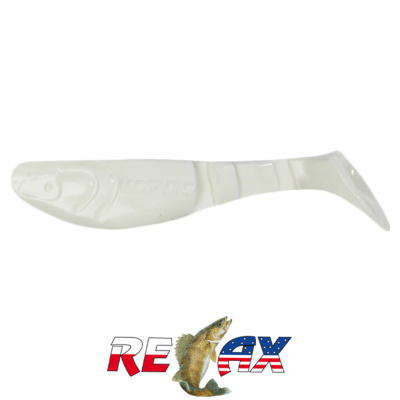 Виброхвост Relax Kopyto 3.0" Standart (S001 white)