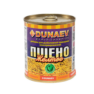 Добавка Dunaev для прикормки м/банка 320g (пшено желтое)