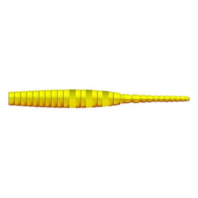 Червь ZUB Crazy Leech 2.0" (301 желтый)