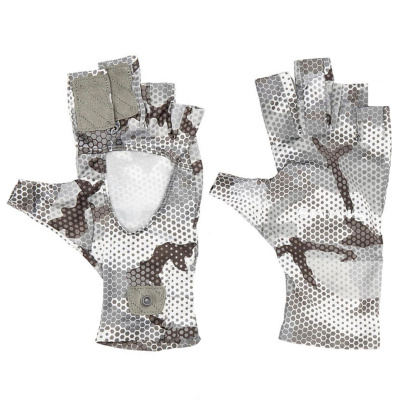 Перчатки Simms Solarflex SunGlove (Hex Flo Camo Steel, M)