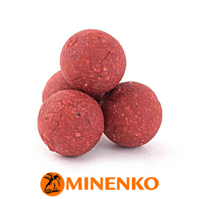 Бойлы Minenko Soluble пылящие 20мм (Strawberry (клубника))