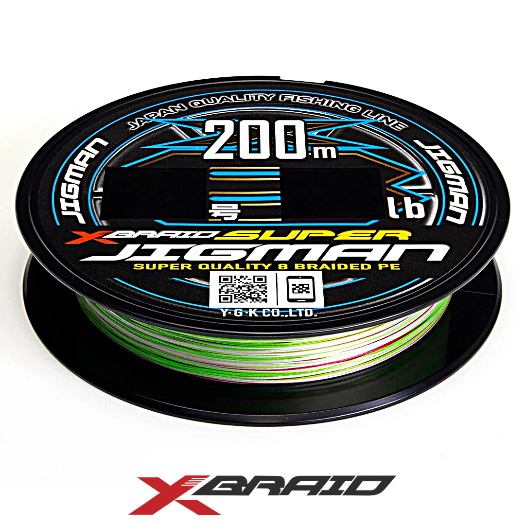 Плетеный шнур X-Braid (YGK) Super Jigman X8 200м multicolor 03