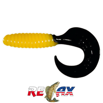 Твистер Relax 5.0" Standart (TS071 yellow black)
