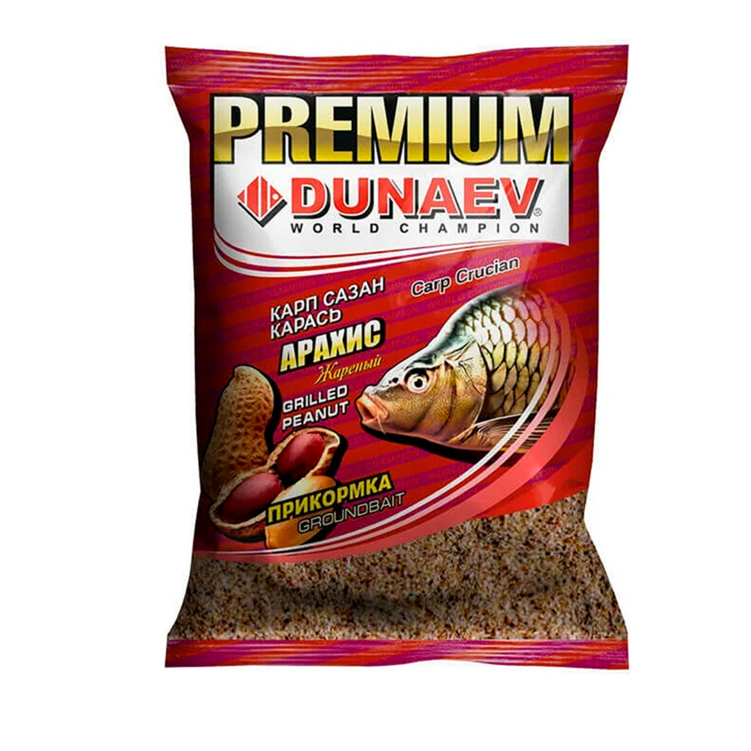 Прикормка Dunaev Premium Карп-Сазан-Жареный Арахис
