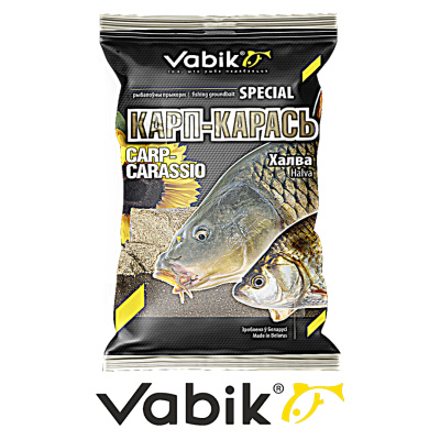 Прикормка Vabik Special (карп-карась халва черный)