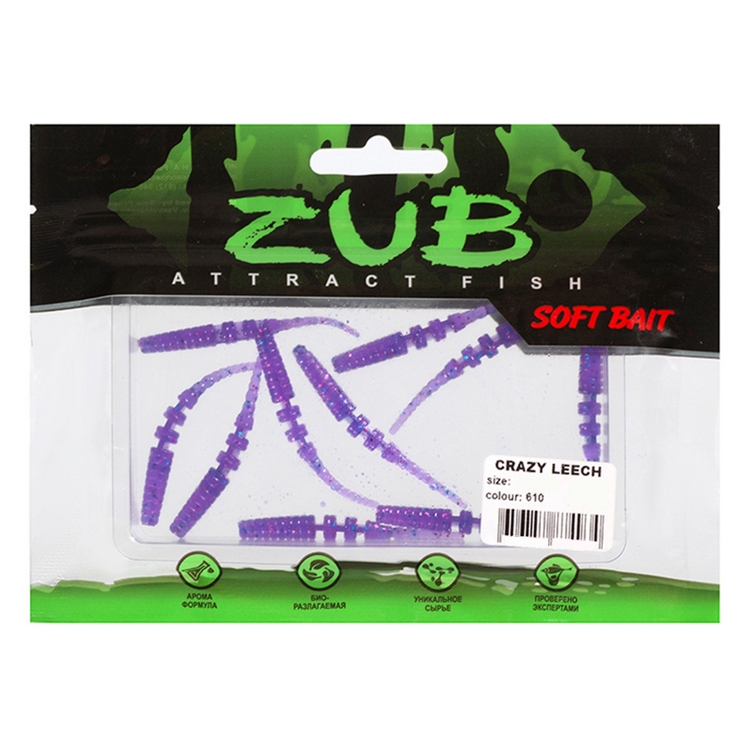 Червь ZUB Crazy Leech 2.0 610 01