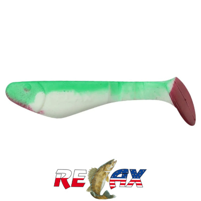 Виброхвост Relax Kopyto 3.0" Standart (S004R green white)