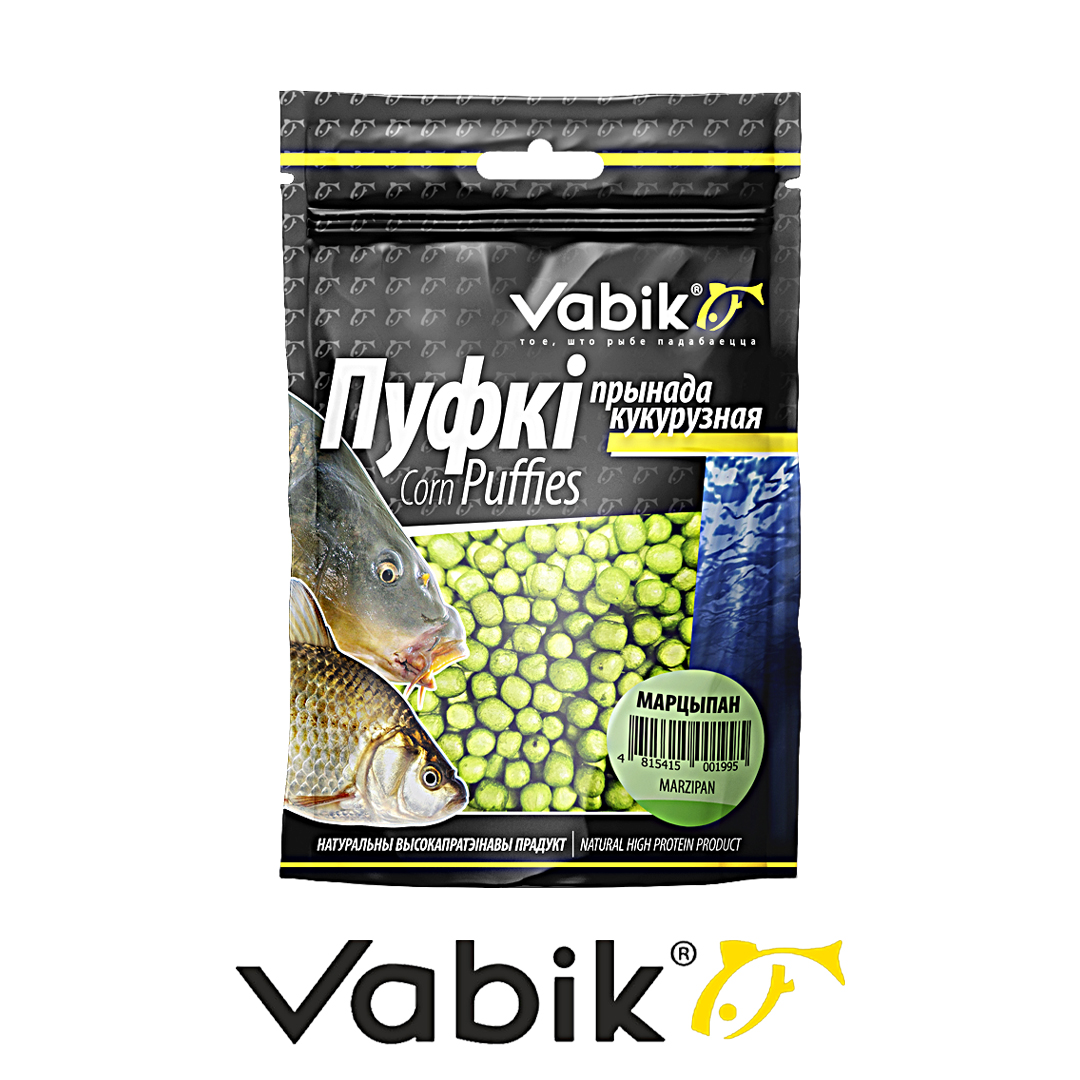 Приманка рыболовная Vabik Corn Puffies 08 марципан