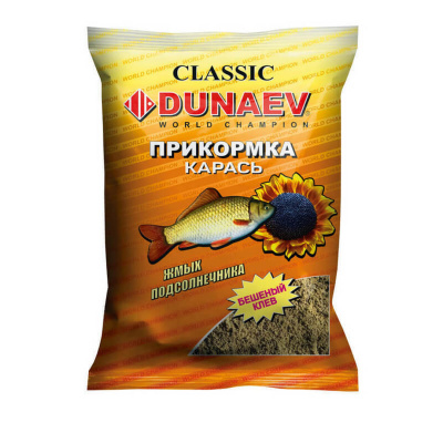 Прикормка Dunaev Classic (карась жмых подсолнечника)